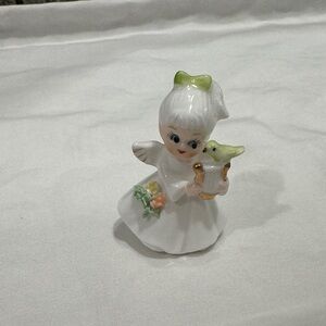 Vintage Napcoware Miniature Angel Figurine - Bone China